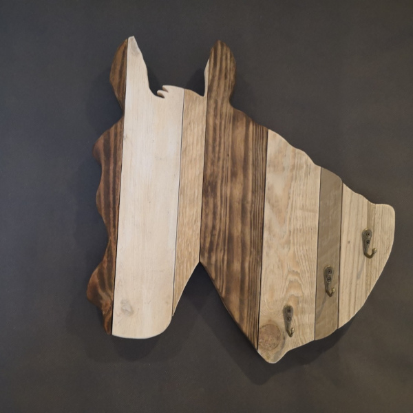 Accroche clés tête de cheval